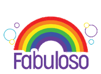 Happy Rainbow Sticker by Fabuloso Brand