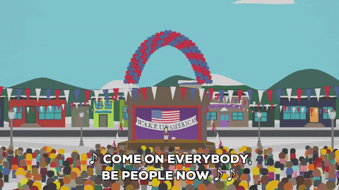 crowd honor GIF by South Park 