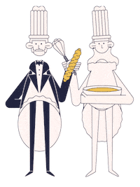 Ball Cooking Sticker by Ana Pérez López