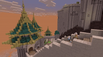 Running Down the Steps