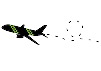Travel Plane Sticker by Smith & Sons QLD
