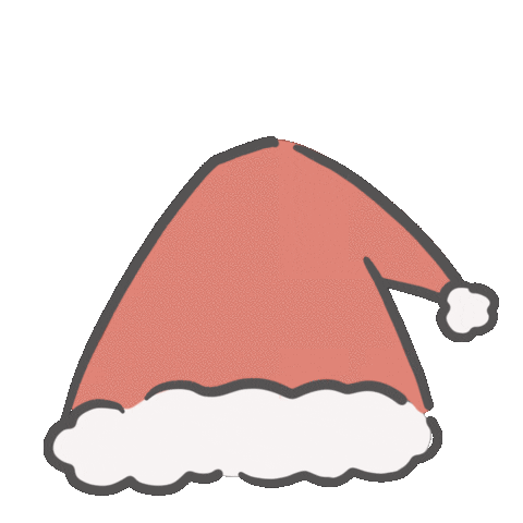 ReenP giphyupload christmas santa hat Sticker