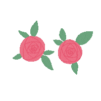 meowingsoul pink flower rose roses Sticker