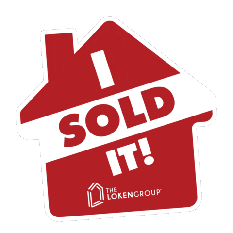 thelokengroup giphyupload real estate sold houston Sticker