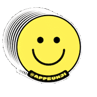 appbunji happy smile friends sticker Sticker