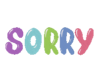 Sorry Sticker