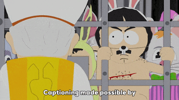 bunny yelling GIF by South Park 