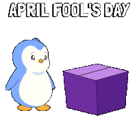 April Fools Surprise Sticker by Pudgy Penguins