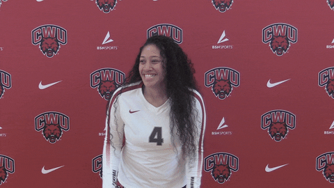 Volleyball Wildcats GIF by CWU Athletics