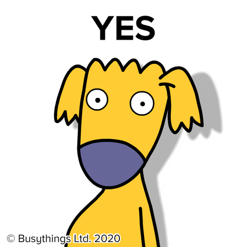Dog Yes GIF by Busythings