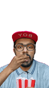 Nerd Popcorn Sticker