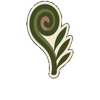 Fern Koru Sticker by NZ Collab
