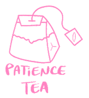 gigibujada tea te paciencia gigibujada Sticker