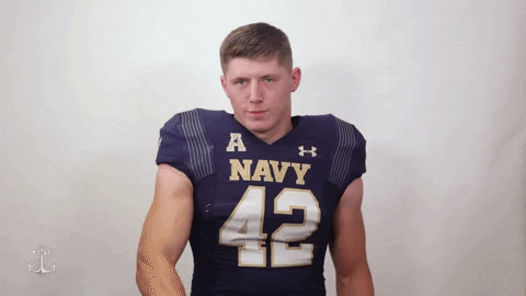 Navy Football GIF by Navy Athletics