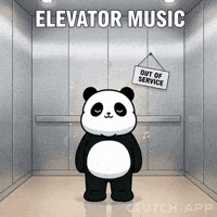 Panda Standing There GIF by Kanpai Pandas