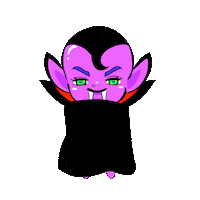Halloween Dracula Sticker by NAPOYAN