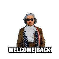 Greeting Welcome Home Sticker