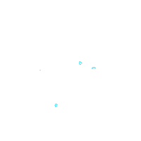 artchemics art blue color neon Sticker