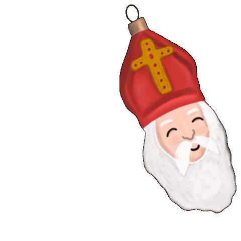 Kerstbal Sinterkerst Sticker