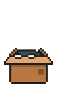 Pixel Hello Sticker