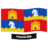 Castilla Y Leon Bandera Sticker by Formación Ninja