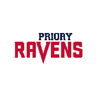 stlprioryschool ravens priory priory ravens saint louis priory school Sticker