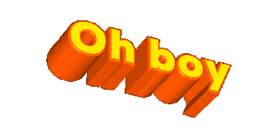 Oh Boy Sticker