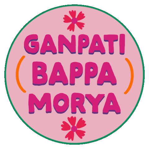Vinayaka Chaturthi Mumbai Sticker by Sonamm