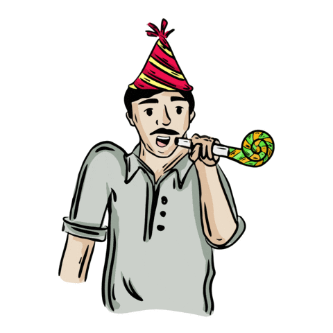 Happy Birthday Sticker by Grao Coffee