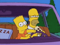 Homer Simpson Eating GIF