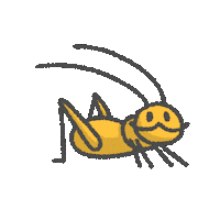 Cricket Bug Sticker