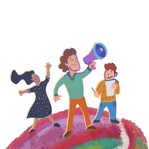 Shout Out Kids Sticker by European Commission