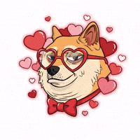 In Love Hearts GIF by Doge Pound