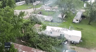 Clean Up Resumes After EF-2 Tornado Devastates Dexter, Missouri