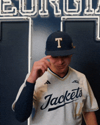 Georgia Tech Baseball GIF by Georgia Tech Yellow Jackets