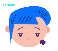 Girl Facepalm Sticker by Bitrix24