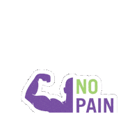 No Pain No Gain Fitness Sticker by Ânima Educação