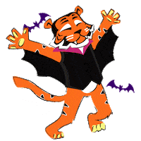Halloween Vampire Sticker by Qin Oriental Food