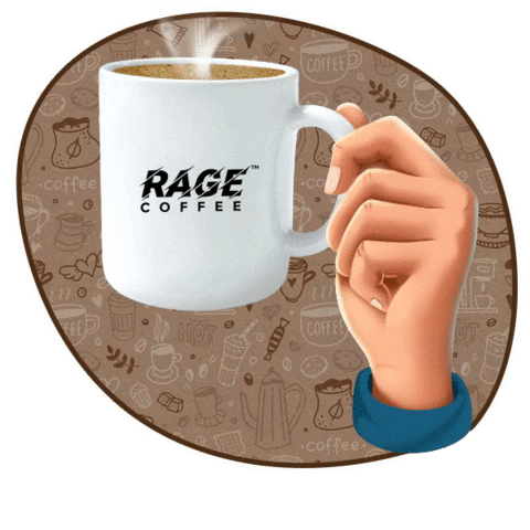 RageCoffee giphyupload coffee good morning rage Sticker