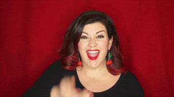 christinegritmon celebration red confetti hooray GIF