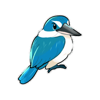 Kingfisher Sticker