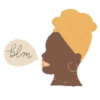 Black Lives Matter Woman Sticker