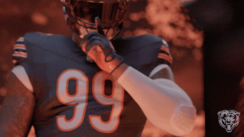 Dexter Shush GIF by Chicago Bears
