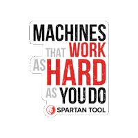 SpartanTool zoom work hard spartan plumbing Sticker