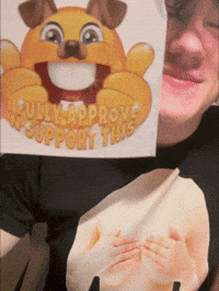 Sticker Explosion GIF