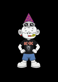 Rock 80S GIF by Zhot Shop