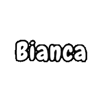 Bianca Nombre Sticker by Fresa Creativa