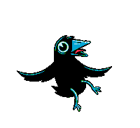 Bird Hover Sticker by HAZ