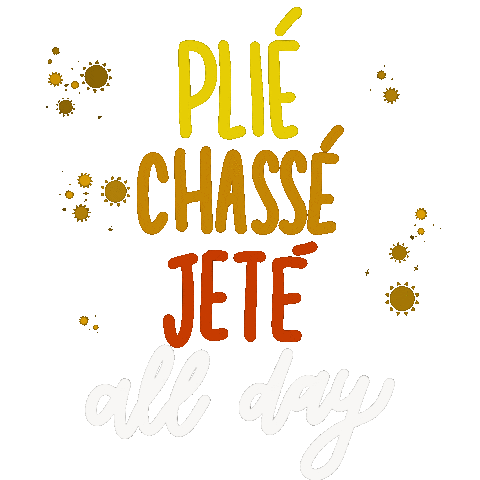 Dance Lettering Sticker by Ilustra Pri