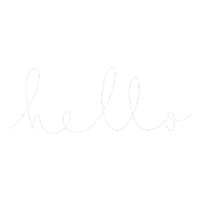 Pastel Hello Sticker